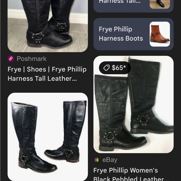 Frye Phillip Black Leather Harness Riding Boots - Picture 9 of 9